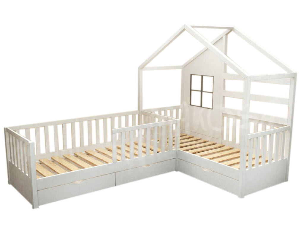 Детская кровать домик 140x70