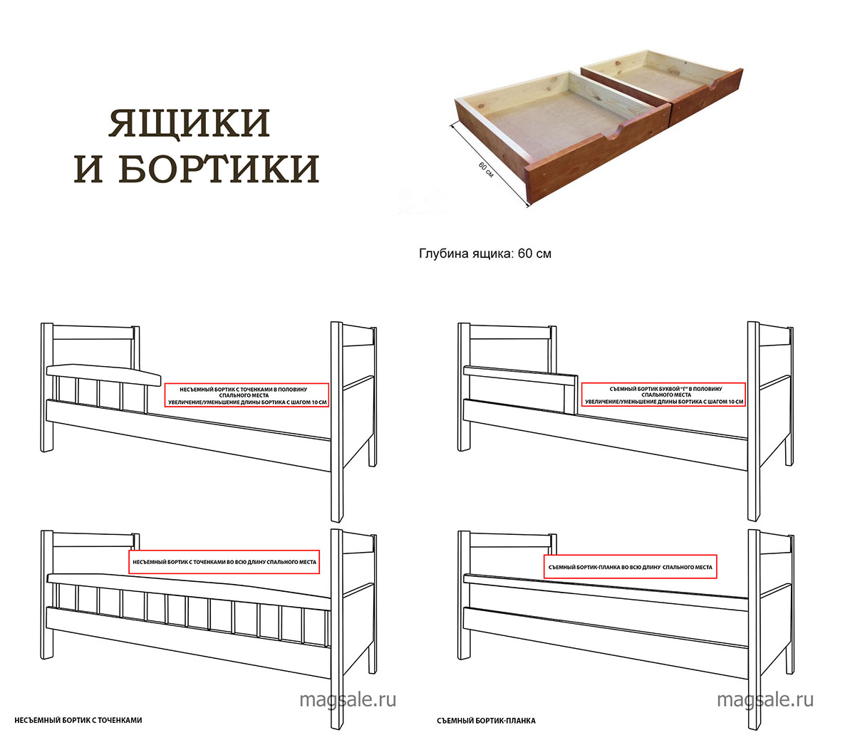 Детская кровать исида с бортиком