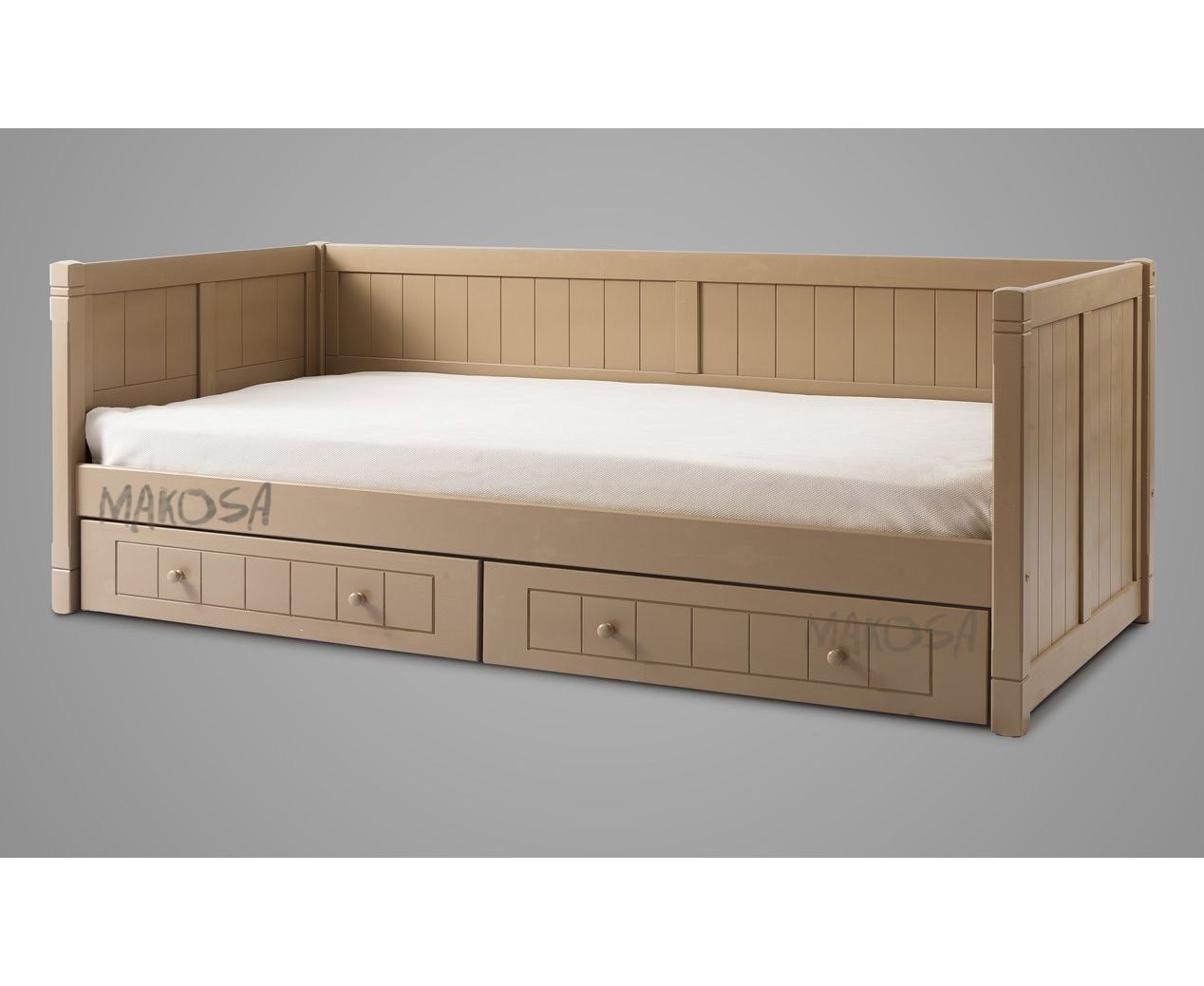 Раскладная кровать с ящиками для белья
