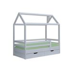 Кровать из массива дерева Домик №1 с ящиками, КОД:VMK326, images №1, magsale.ru