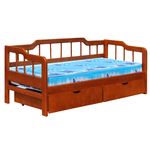 Детская кровать-тахта с ящиками из дерева Арфа, КОД:VMK365, images №1, magsale.ru