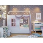 Детская кровать домик из массива сосны Париж с ящиками, КОД:VTS3169, images №1, magsale.ru