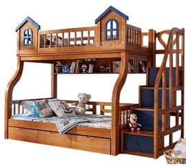 Двухъярусная кровать из сосны Авентура, КОД:MSK017, images №1, magsale.ru