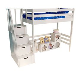 Кровать чердак из массива Ганс Классика, КОД:MS515, images №1, magsale.ru