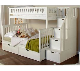 Двухъярусная кровать из массива дерева Артек Плюс, КОД:VMK171, images №1, magsale.ru