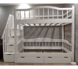 Двухъярусная кровать из сосны Теона-2, КОД:MS6688, images №1, magsale.ru