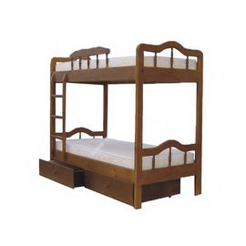 Двухъярусная кровать из массива сосны Мальвина, КОД:VMK321, images №1, magsale.ru