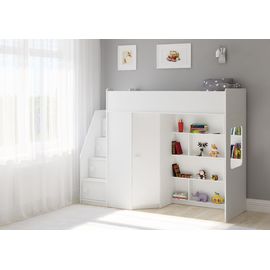 Кровать-чердак со шкафом Легенда B602.3, КОД:LB6023 , images №1, magsale.ru