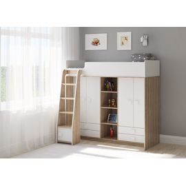 Кровать-чердак со шкафами Легенда E603.1, КОД:LE6031 , images №1, magsale.ru