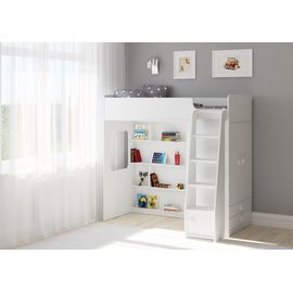 Кровать-чердак со шкафом Легенда F603.1, КОД:LF6031 , images №1, magsale.ru