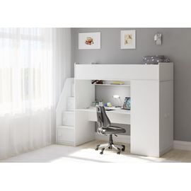 Кровать-чердак с рабочей зоной Легенда F606.3, КОД:LF6063 , images №1, magsale.ru