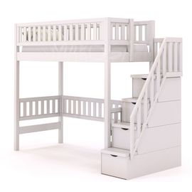 Кровать-чердак из массива сосны  Артек Плюс, КОД:MS0910, images №1, magsale.ru