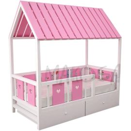 Детская кровать из массива сосны Лакки, КОД:MS0930, images №1, magsale.ru