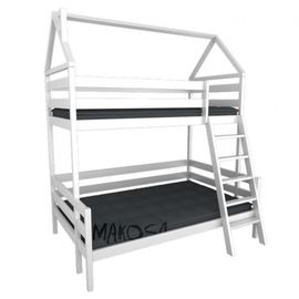 Двухъярусная кровать-домик Лотти-2, КОД:MS522, images №1, magsale.ru