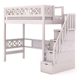 Кровать-чердак из массива сосны Прованс, КОД:MS0909, images №1, magsale.ru