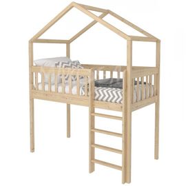 Кровать-чердак из массива сосны №98 Тарзан, КОД:FMS0908, images №1, magsale.ru