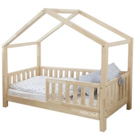Детская кровать домик из массива Баунти, КОД:MS418, images №1, magsale.ru
