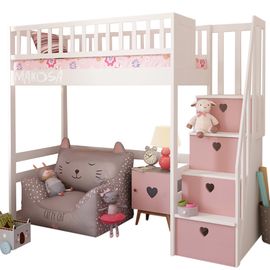 Детская кровать чердак из массива Элис, КОД:MS0957, images №1, magsale.ru