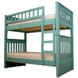 Двухъярусная кровать из массива сосны Хилари, КОД:MS0995, images №1, magsale.ru