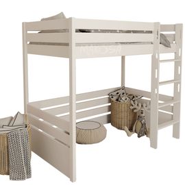 Кровать-чердак из массива сосны Парнас, КОД:MS0954, images №1, magsale.ru