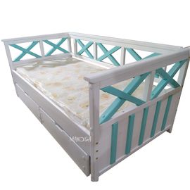 Кровать из массива дерева Прованс-7, КОД:MS0976, images №1, magsale.ru