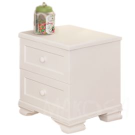 Прикроватная тумба из массива сосны Прованс, КОД:MS0950, images №1, magsale.ru