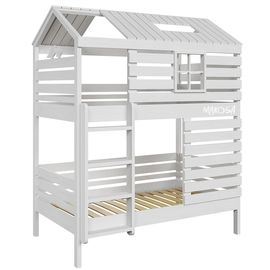 Двухъярусная кровать-домик Атлантика, КОД:MS449, images №1, magsale.ru