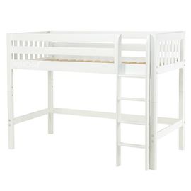 Детская кровать чердак из массива Нильс-2, КОД:MS1009, images №1, magsale.ru