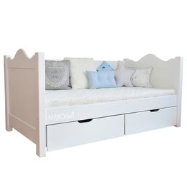 Детская кровать из массива с ящиками Софа Мелия, КОД:MS1030, images №1, magsale.ru