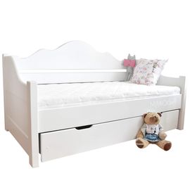 Детская раздвижная кровать из массива Софа Настасья-2, КОД:MS1035, images №1, magsale.ru