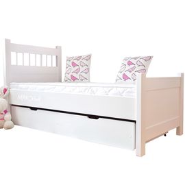 Детская раздвижная кровать из массива София-2, КОД:MS1027, images №1, magsale.ru