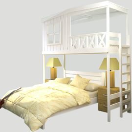 Двухъярусная кровать из массива сосны Атриум, КОД:MS6455, images №1, magsale.ru