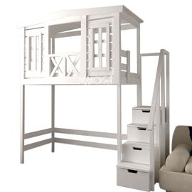 Кровать-чердак из массива сосны Гэлакси, КОД:MS8891, images №1, magsale.ru