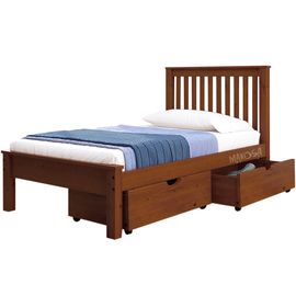 Детская кровать из массива с ящиками Кэти, КОД:MS8893, images №1, magsale.ru