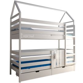 Двухъярусная кровать из массива сосны Отто, КОД:MS8904, images №1, magsale.ru