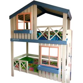 Двухъярусная кровать из массива сосны Патио, КОД:MS8906, images №1, magsale.ru