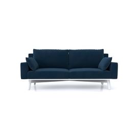 Диван Колин Velvet Белая эмаль Blue, КОД:АНД2186498222, images №1, magsale.ru