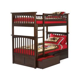 Двухъярусная кровать из сосны Бастион-2 с ящиками, КОД:VMK256, images №1, magsale.ru