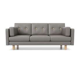 Диван Ингвар Б Textile Eco-leather Grey, КОД:АНД2851058, images №1, magsale.ru