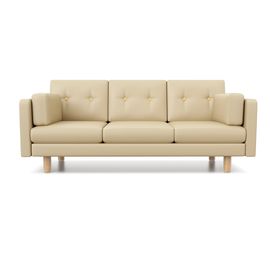 Диван Ингвар Б Textile Eco-leather Milk, КОД:АНД2851056, images №1, magsale.ru