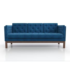 Диван Айверс Б Chenille Орех Blue, КОД:АНД229721, images №1, magsale.ru