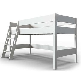 Кровать-чердак из массива Линда White, КОД:АНД20781, images №1, magsale.ru