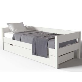 Кровать из массива с ящиком Алекса White, КОД:АНД19471, images №1, magsale.ru