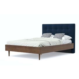 Кровать Альмена Velvet Blue, КОД:АНД226710, images №1, magsale.ru