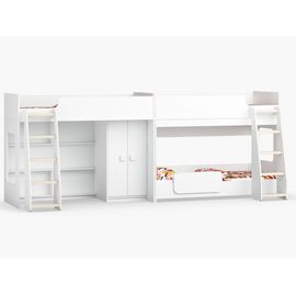 Трехъярусная кровать Легенда 42.1.7, КОД:LG9010, images №1, magsale.ru