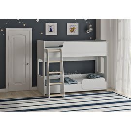 Двухъярусная кровать Легенда 42.4.2, КОД:LG9005, images №1, magsale.ru