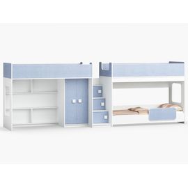 Трехъярусная кровать Легенда 43.1.5, КОД:LG9011, images №1, magsale.ru