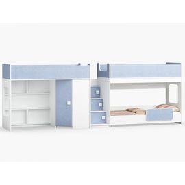 Трехъярусная кровать Легенда 43.2.5, КОД:LG9012, images №1, magsale.ru