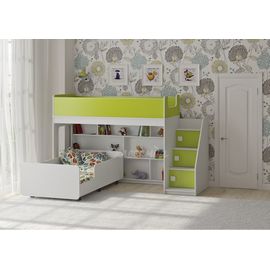 Двухъярусная кровать Легенда 43.3.3, КОД:LG9015, images №1, magsale.ru