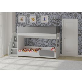 Двухъярусная кровать Легенда 43.4.1, КОД:LG9006, images №1, magsale.ru